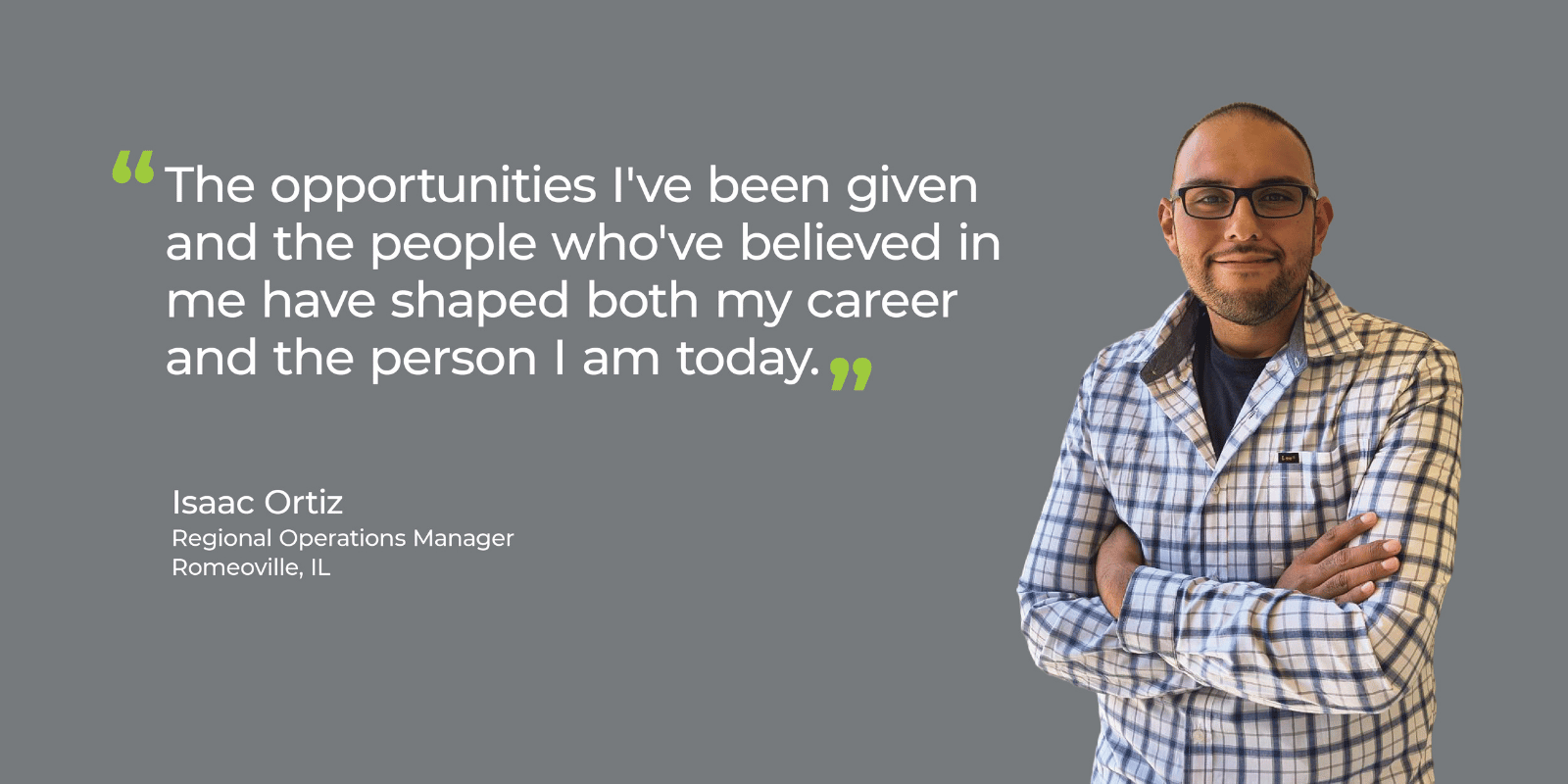 Isaac Ortiz Careers Quote Graphic