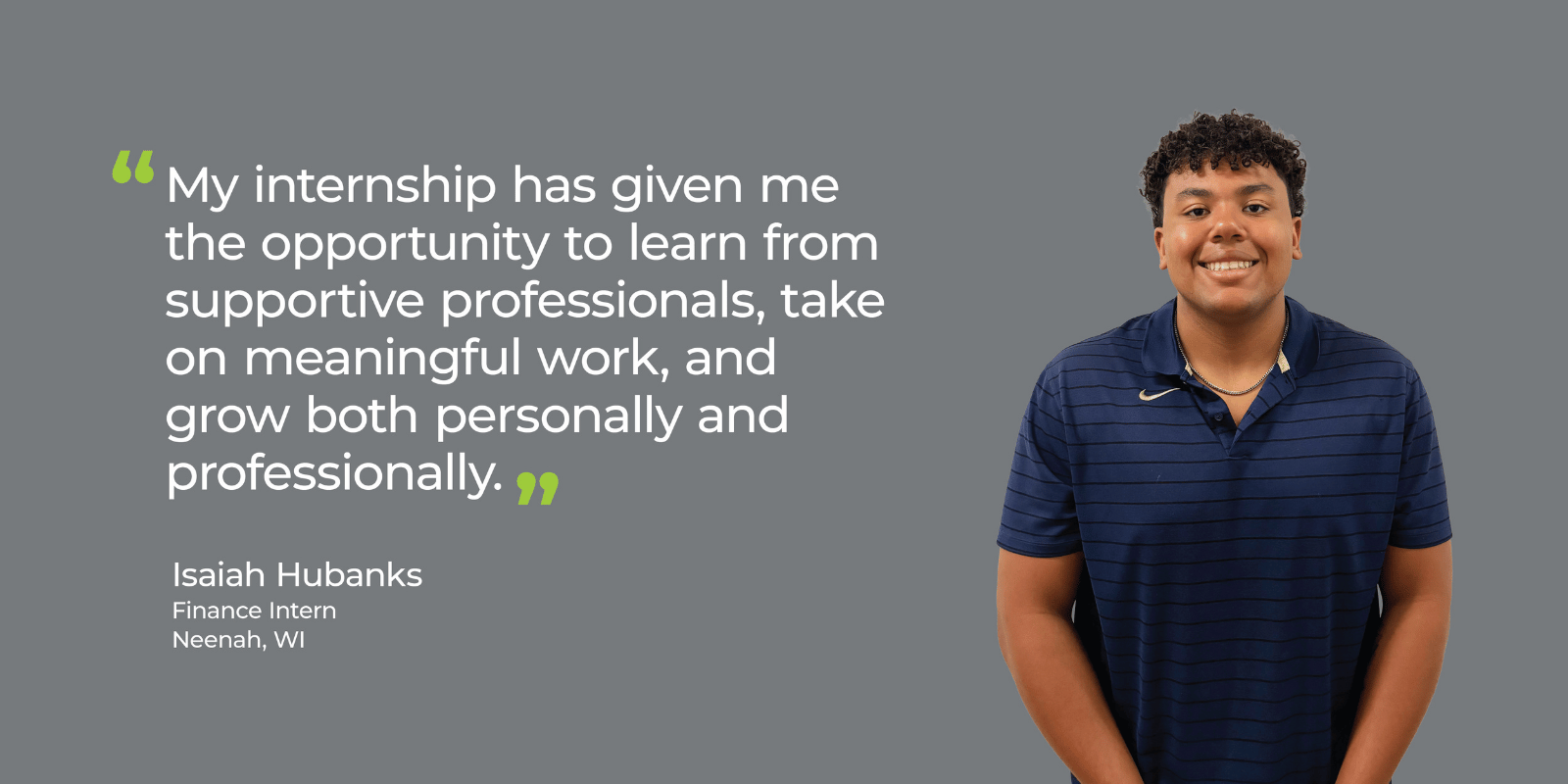Isaiah Hubanks Careers Quote Graphic