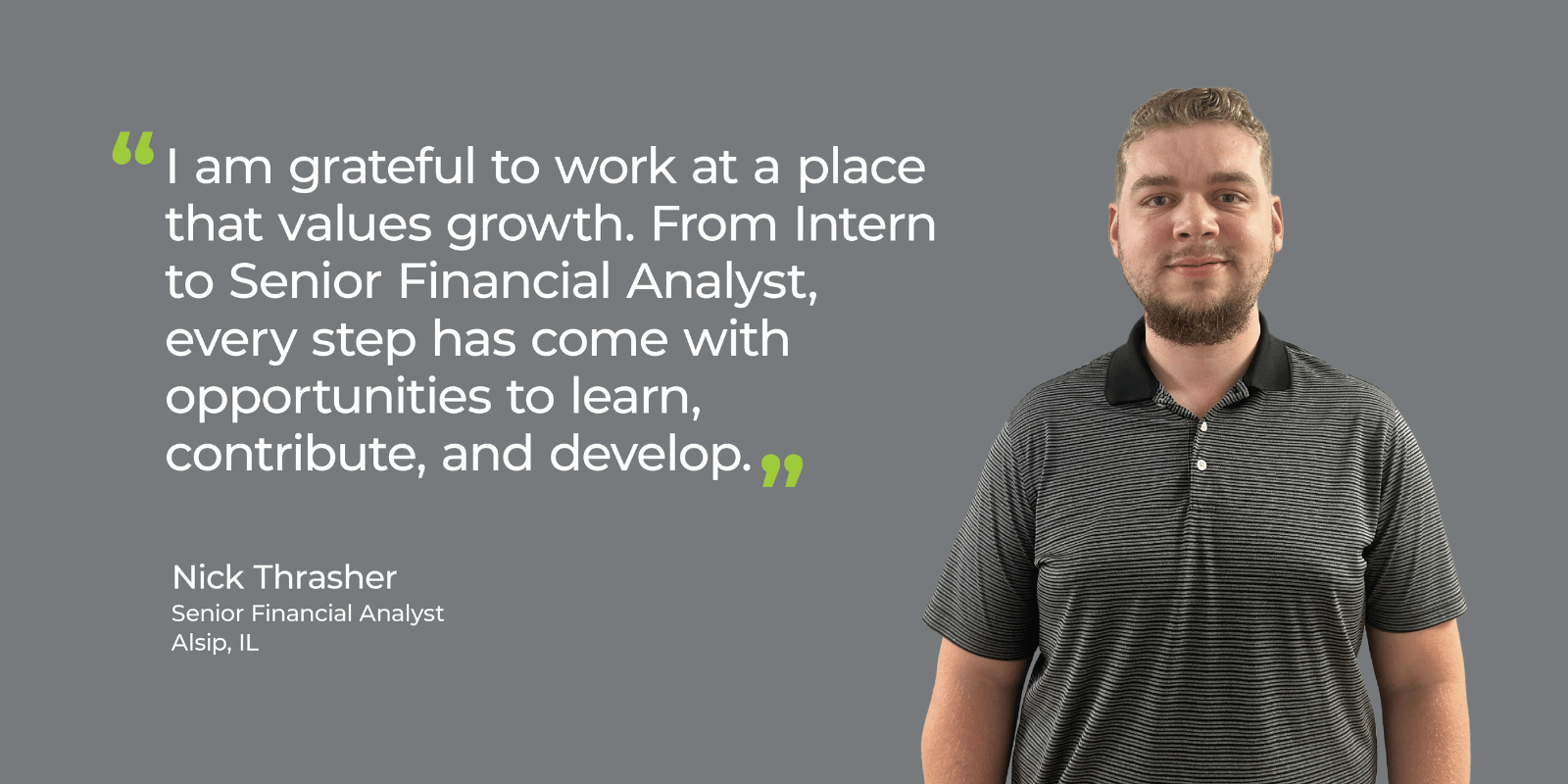 Nick Thrasher Careers Quote Graphic