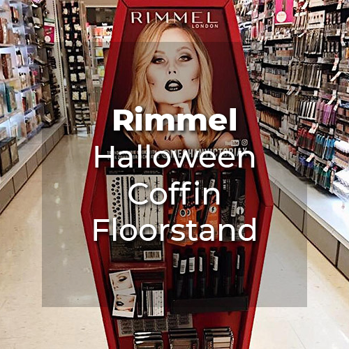 Rimmel Halloween Coffin Floorstand